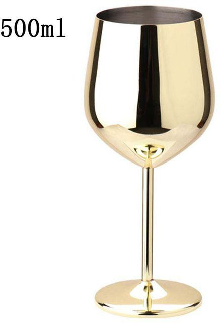 Yiran Furniture Champagnerbecher aus Edelstahl in Gold, 500 ml - Bild 1