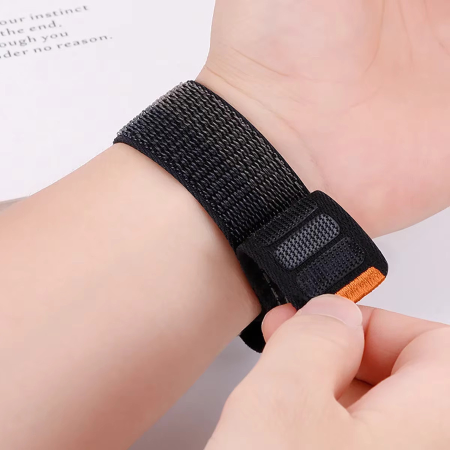 CAOWTAN Uhrenarmband Nylon, Schwarz, Unisex - Bild 4