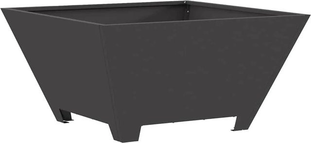vidaXL Feuerstelle aus Stahl in Schwarz B/T/H: 60 x 60 x 30 cm - Bild 1