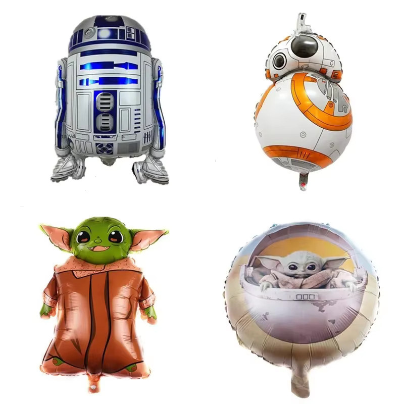 Star Wars Cartoon Roboter Aluminiumfolienballons für deine Party- und Geburtstagsdekoration - Bild 2