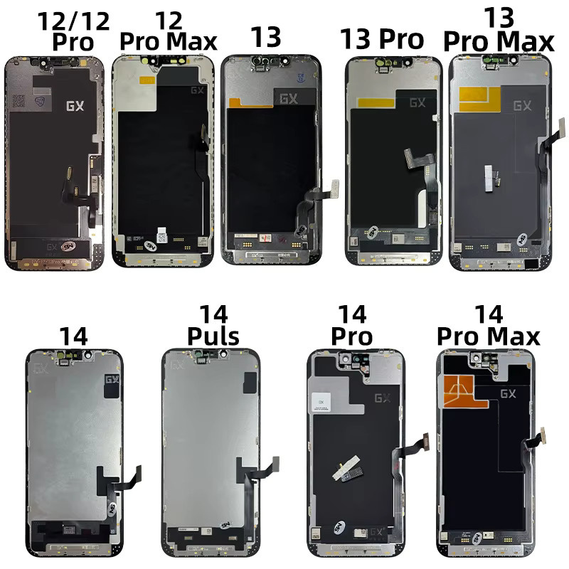 Ersatz Display Touchscreen Digitizer in Schwarz für iPhone Modelle 11 bis 16 Pro Max - Bild 2