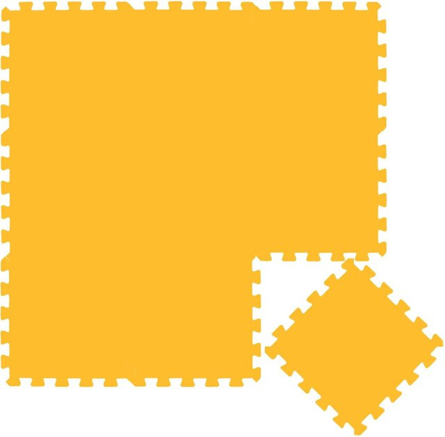 LittleTom Puzzlematte Gelb 9-teiliges Set - Bild 1