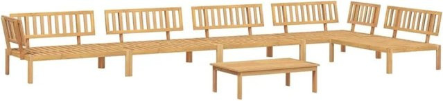 vidaXL 6-teilige Garten-Sofagarnitur aus Akazien-Massivholz in Braun - Bild 1