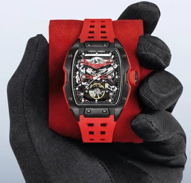 Pagani Design Armbanduhr, Automatik, Edelstahl, Saphirglas, 42 mm, Herren - Bild 1