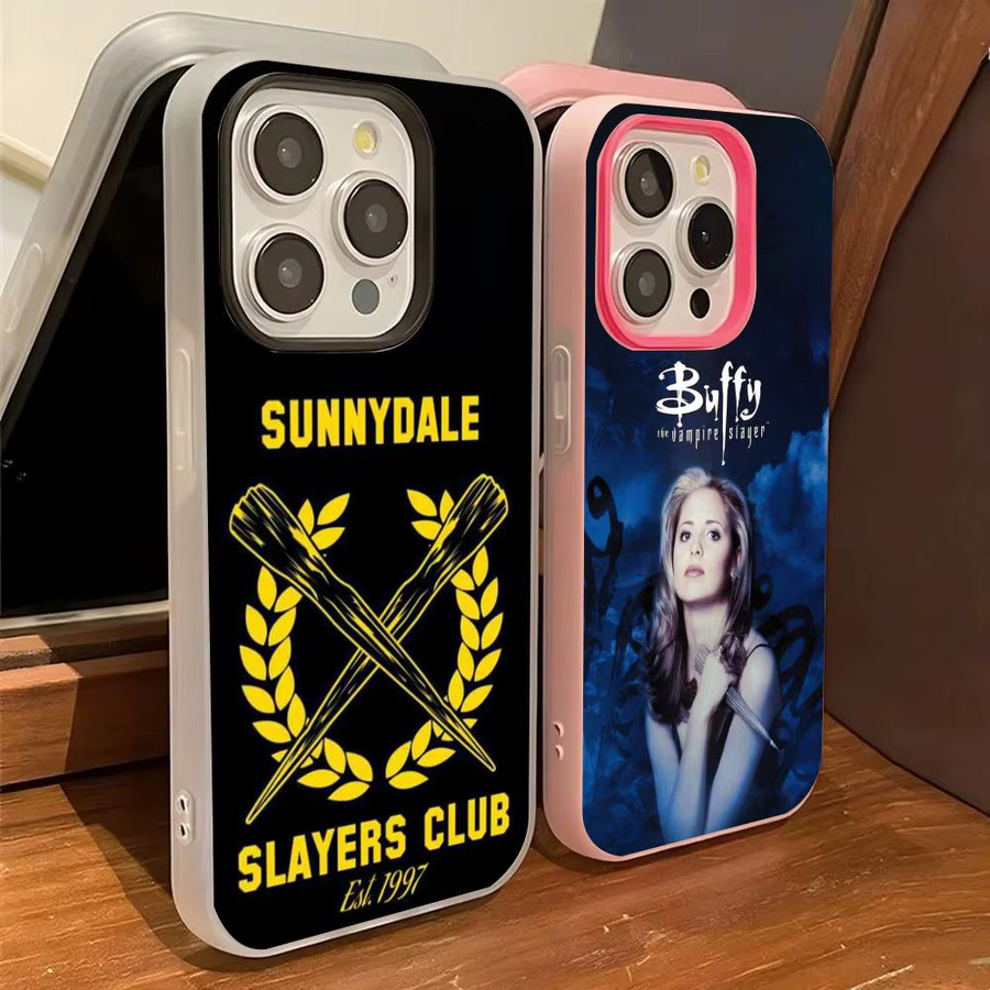 Buffy die Vampirjägerin Handyhülle Transparent Stoßfeste TPU Jelly-Schale für Apple iPhone 11 bis iPhone 17 Pro Max Plus Mini - Bild 2
