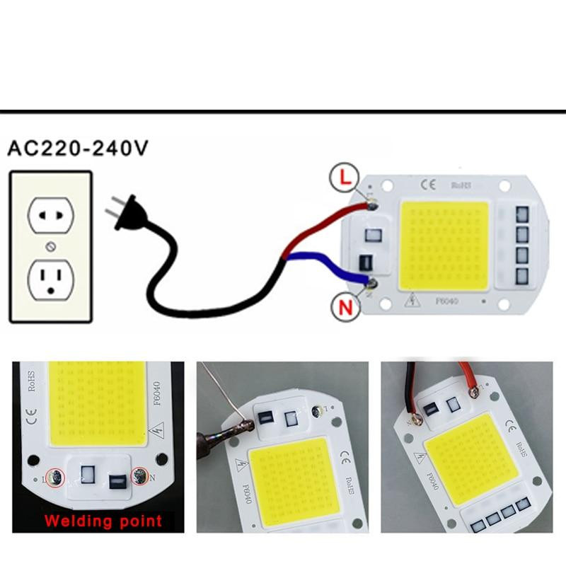 LED COB Flutlicht Scheinwerfer Outdoor IP65 warmweiß 20W - Bild 2