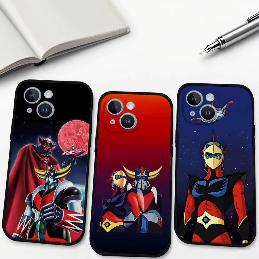 U-UFO Robo Grendizer Goldorak Handyhülle aus weichem TPU für iPhone 11 bis iPhone 17 Pro Max Plus Mini in Multicolour - Bild 2