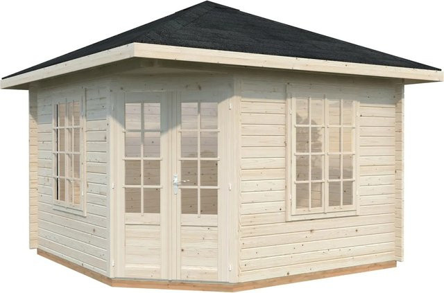 Palmako Holz-Pavillon Melanie quadratisch mit Fußboden, transparent, B/T/H: 330 x 325 x 330 cm - Bild 1
