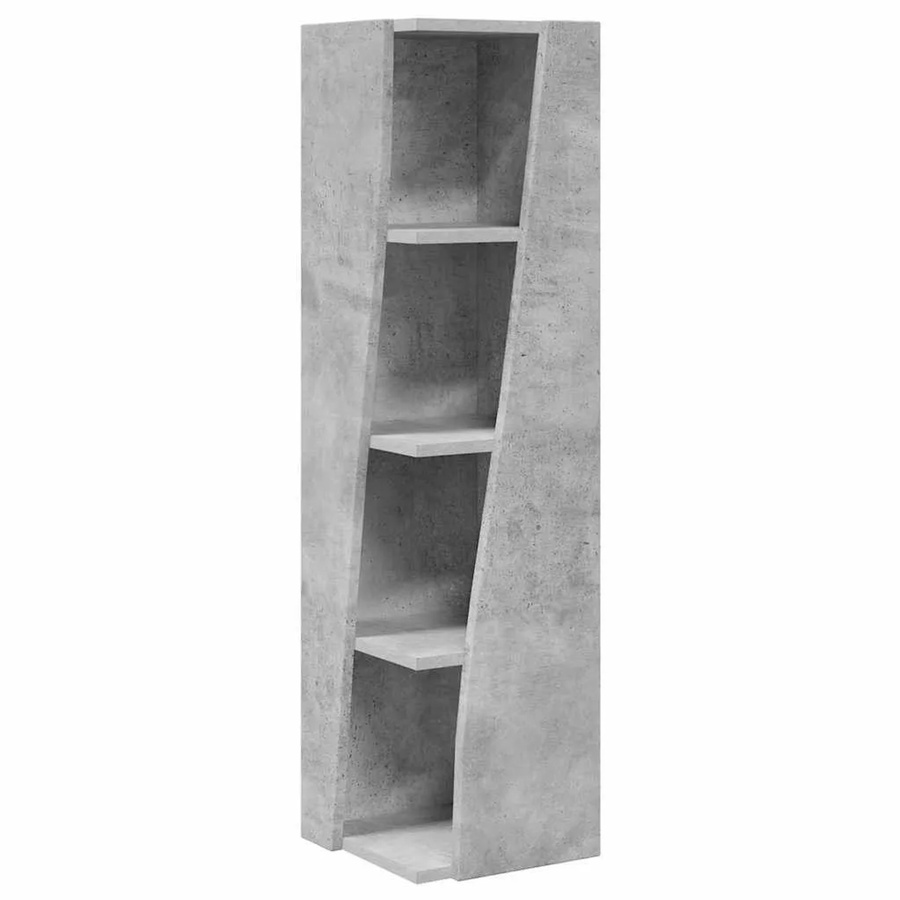 vidaXL Eckschrank in Beton Grau aus Holzwerkstoff, B/T/H: 27,5 x 27,0 x 102,0 cm - Bild 2
