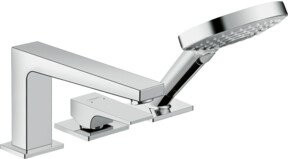 Hansgrohe Metropol 3-Loch-Wannenrand-Fertigmontageset in Chrom - Bild 1