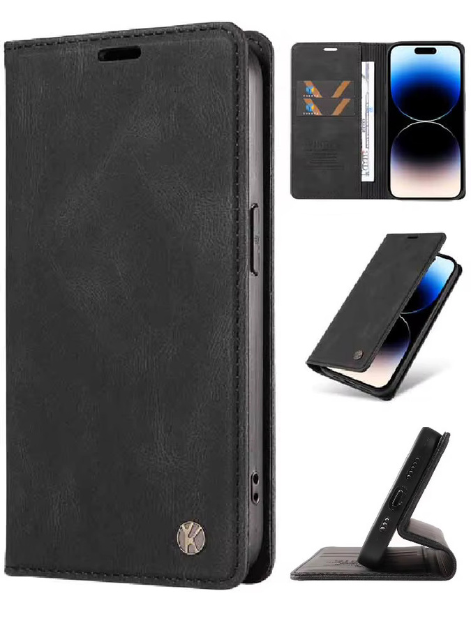 Hautfreundliche Leder-Handyhülle als Wallet Cover für OnePlus Nord 5 CE, 4 Lite, CE4, CE5 ACE 5 Pro Ultra, ACE5 Racing und Nord 5 Flip in Braun - Bild 3