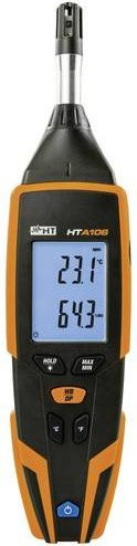 HT Instruments HTA106 Luftfeuchtemessgerät Hygrometer in Orange mit Messbereich 0% bis 100% rF - Bild 1