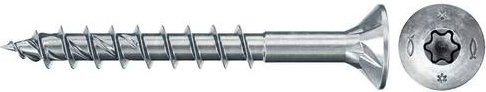 Fischer PowerFast II Spanplattenschrauben mit Senkkopf und Torx-Antrieb, blau passiviert, Teilgewinde - Bild 1