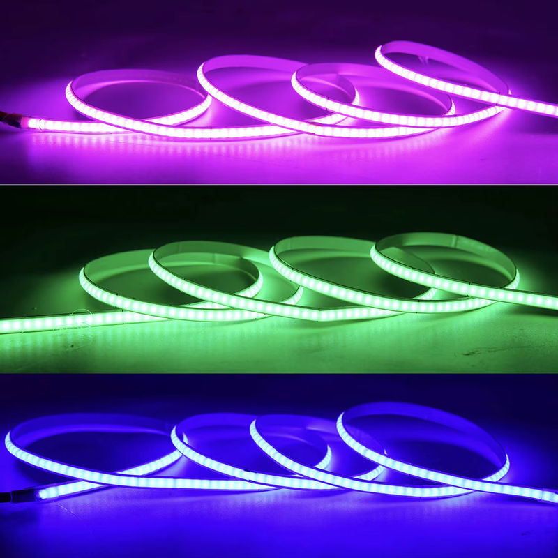 DENGKOO COB LED Lichtleiste dimmbar, 5V USB flexible Lichtleiste mit 320 LEDs/m für Dekorbeleuchtung, CCT Farbtemperatur anpassbar - Bild 4