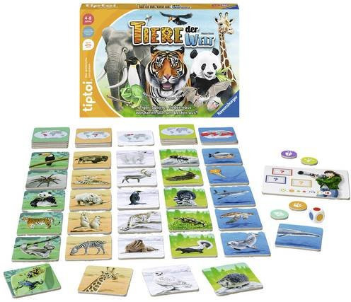 Ravensburger tiptoi Tiere der Welt Brettspiel ab 2 Jahren - Bild 2