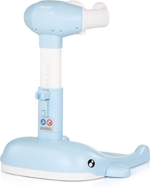Chipolino Babybadeständer Wal Duschhilfe blau, faltbar und höhenverstellbar mit rutschfester Oberfläche - Bild 1