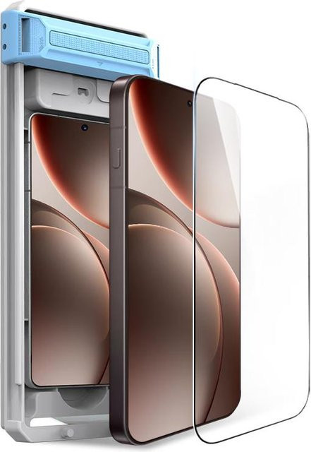 Wally HD 3D Curved Displayschutzfolie aus gehärtetem Glas für OPPO Find X9 Pro, transparent, vollflächig klebend, Anti-Drop und explosionsgeschützt - Bild 1