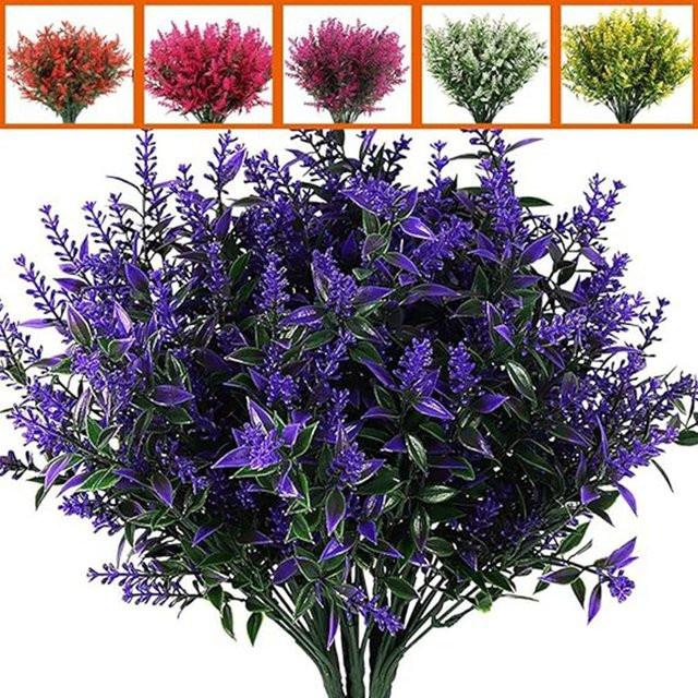 Künstlicher Lavendel von TTCY aus Kunststoff für deine Dekoration in Vase, Hochzeit und Hausgarten - Bild 1