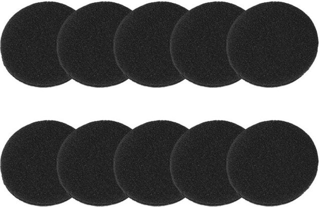 Susan Ersatz Ohrpolster aus Schaumstoff für Kopfhörer, Farbe: Schwarz, Durchmesser: 35 mm - Bild 1