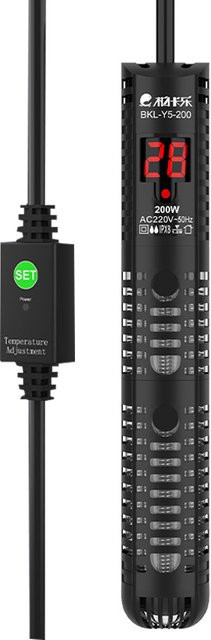 TUNFAN Aquarium Heizstab mit LCD Display und digitalem Thermostat in Schwarz - Bild 1