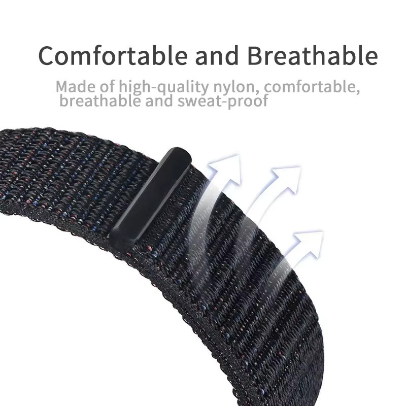 KILPILLS Uhrenarmband Nylon, Schwarz, Unisex, Xiaomi Redmi Watch 3 Active - Bild 4