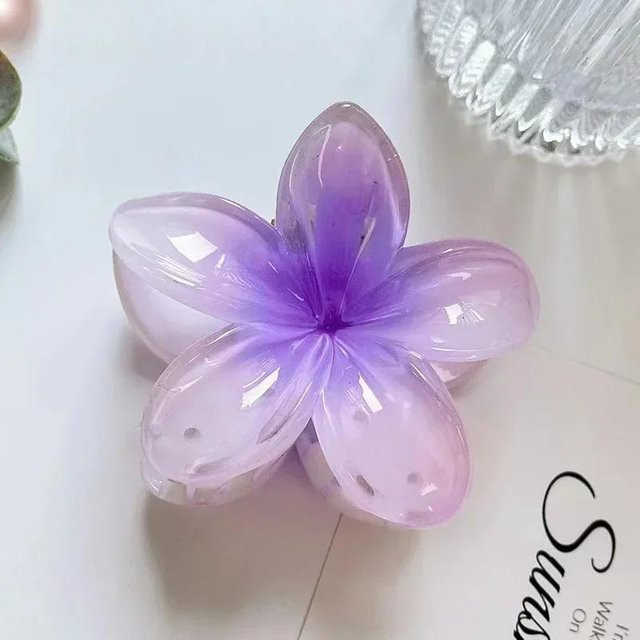 YULIN Haarspangen Eierblumen, violett, Damen, 8 cm - Bild 1