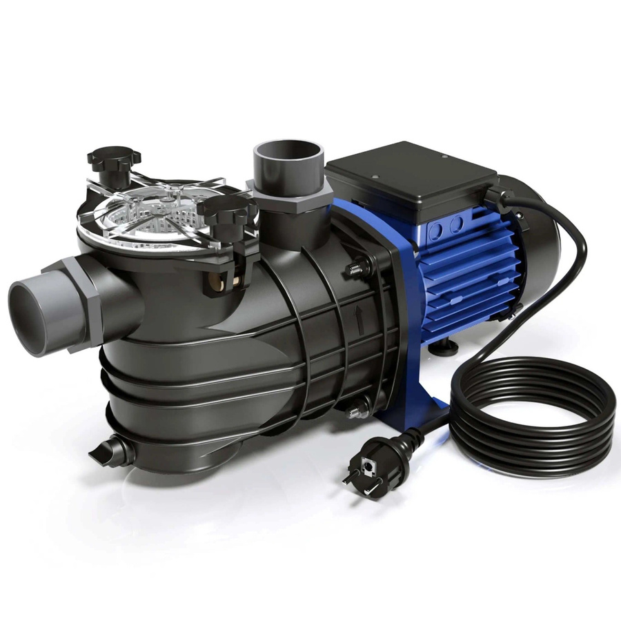 Wiltec Pool Pumpe 15000 L/H 750 W Schwimmbadpumpe in Blau - Bild 2