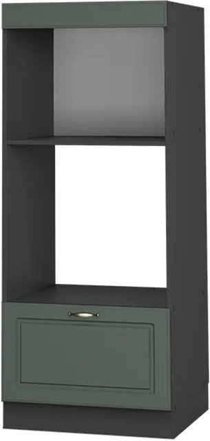 Vicco Mikrowellenschrank Fame-Line Landhaus in Anthrazit und Grün mit Gold-Akzenten, Breite: 60 cm - Bild 2