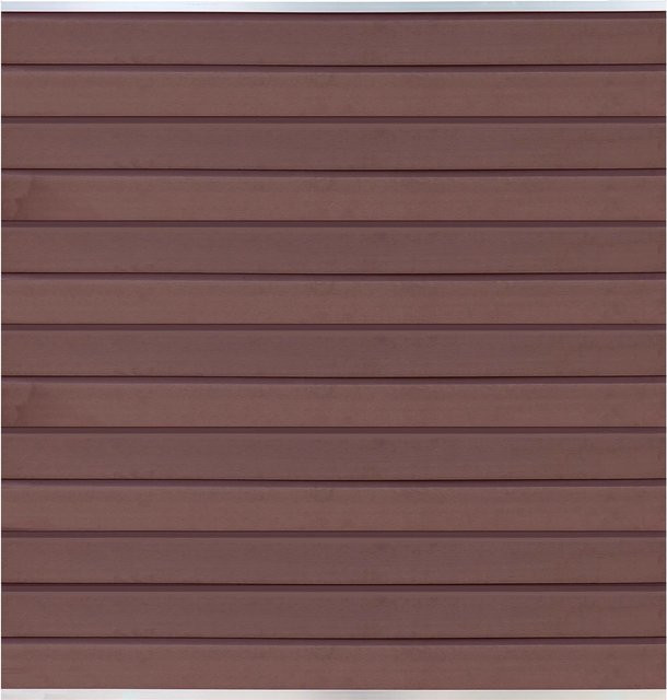 T & J Wollbach WPC-Steckzaunsystem Zaunlamelle in Mokka, B: 140 cm, H: 179 cm, T: 2 cm - Bild 1