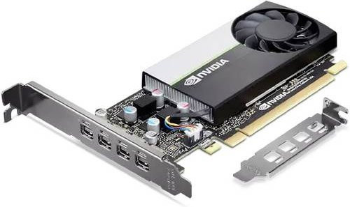 Nvidia T1000 Grafikkarte mit 8GB GDDR6-RAM, PCIe x16, Mini DisplayPort, Schwarz - Bild 1