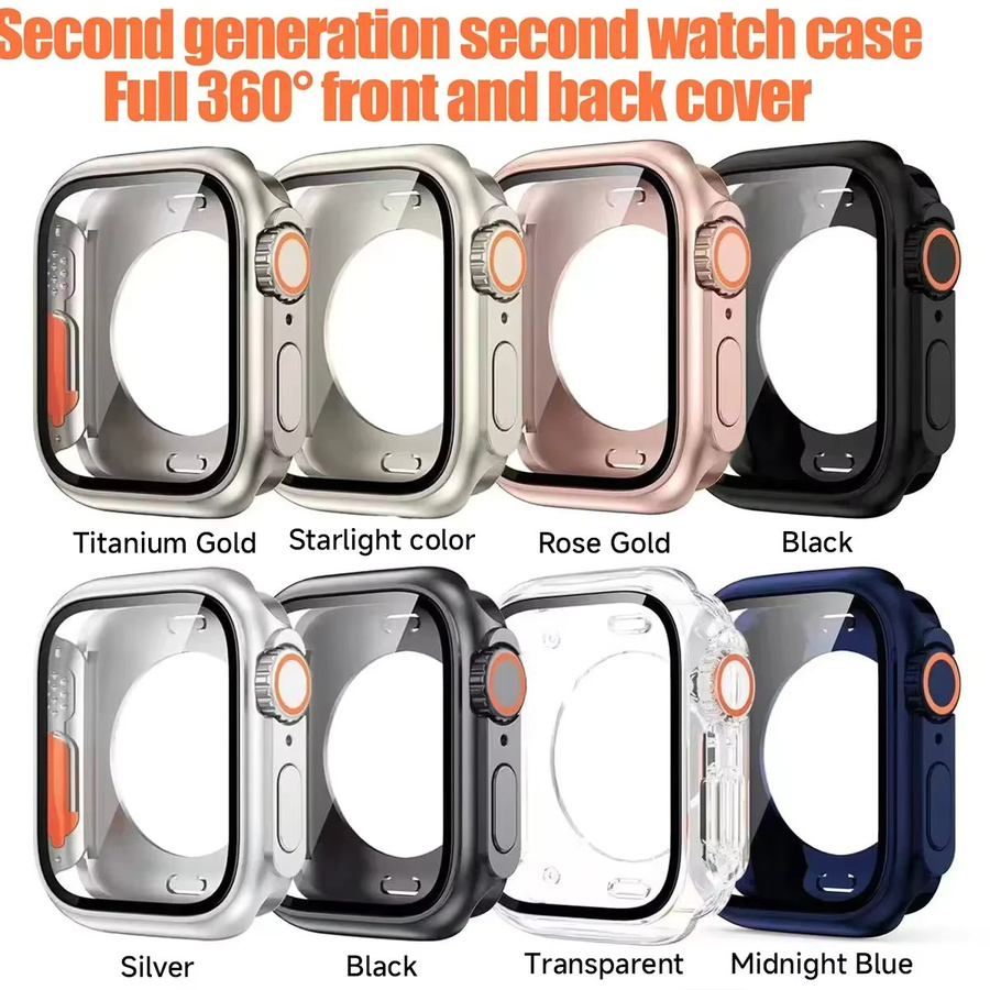 OAKCHARM Vollschutz-Hülle für Apple Watch, Silber, Unisex - Bild 4