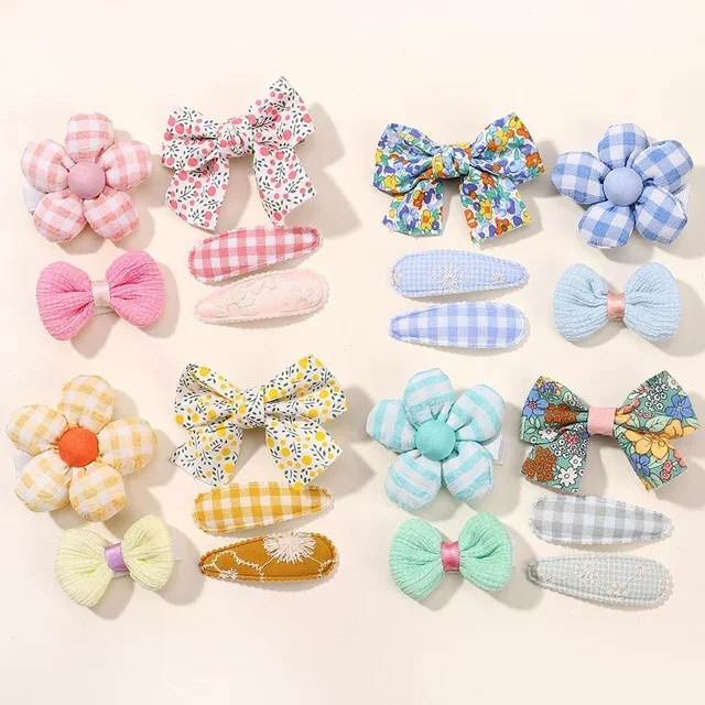 Haar Clips KIDS BOWS, Floral, Bogen, Bunny, Prinzessin, Mädchen - Bild 1