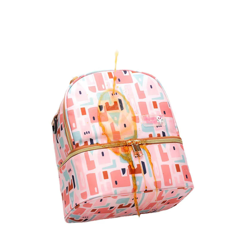 Thermischer Baby Rucksack mit isoliertem Fach für Milchflaschen und Windeln zur Aufbewahrung von warmen oder kalten Getränken auf Reisen - Bild 2