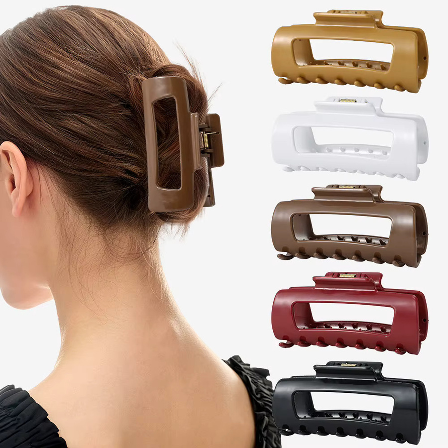 4er Set Silikon Shark Clips Haarspangen für Damen - Bild 2