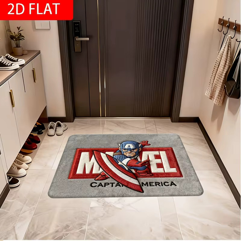 MARVEL Captain America Shield Teppich von BEAST KINGDOM, rund, mehrfarbig, Durchmesser: 140 cm, Höhe: 1 cm - Bild 4