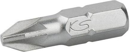 KS Tools Kreuzschlitz-Bit PZ1, Antrieb: 5/16 Zoll (8 mm), Farbe: Silber - Bild 1