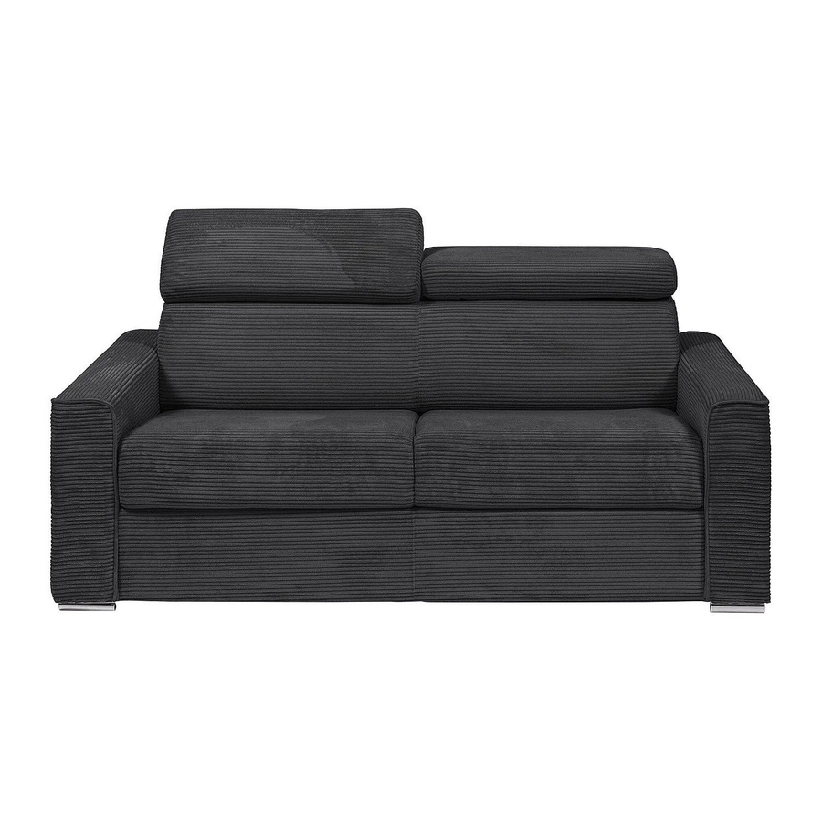 Vente-unique Schlafsofa Vizir Grau Breite: 216 cm - Bild 2