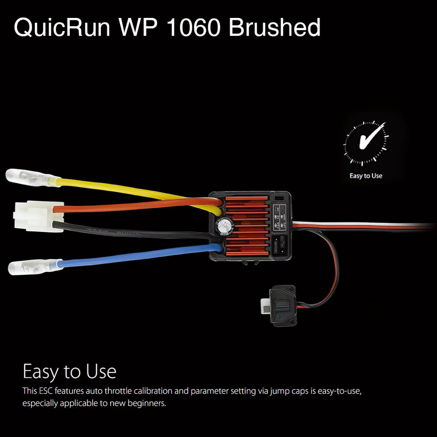 HOBBYWING QuicRun WP 1060 60A ESC, Wasserdichter elektronischer Geschwindigkeitsregler - Bild 3