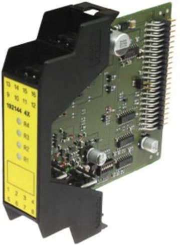 Pepperl+Fuchs Sicherheitsschaltgerät SB4 Module 4X in Schwarz mit 24 V/DC Betriebsspannung - Bild 1