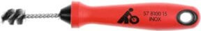 Lessmann Fittingbürste mit gewelltem INOX-Draht in Rot für Rohr-Innendurchmesser 18 mm - Bild 1