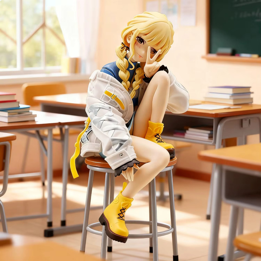 The Idolmaster Cinderella Girls, Kotone Fujita Cute Bishoujo Figur, Sitting Pose, Einzelfigur - Bild 2