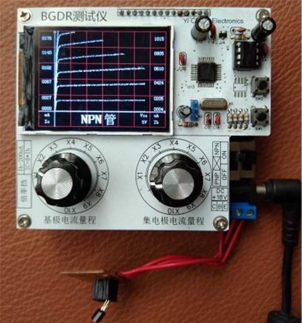 ZJMZYM Transistor-Diagramm-Tester und Kurventester in Weiß mit maximalem Kollektorstrom von 150 mA - Bild 1