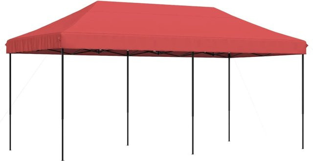vidaXL Party-Zelt aus Oxford-Stoff und Stahl in Bordeauxrot, B/T/H: 580 x 292 x 315 cm - Bild 1