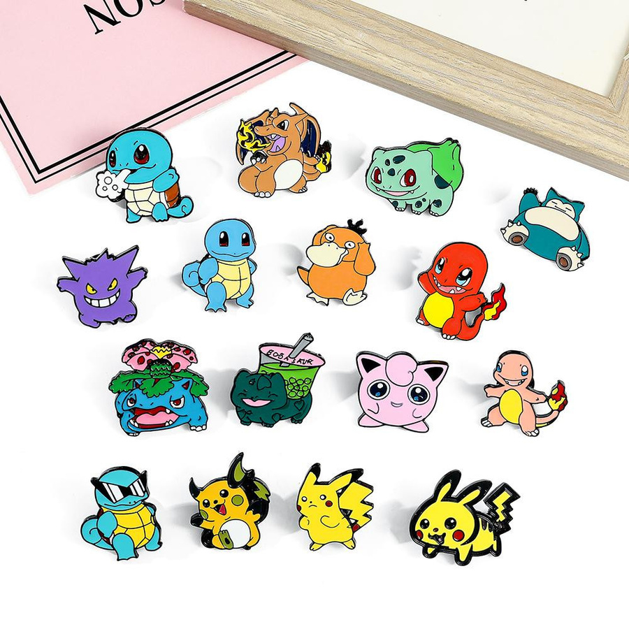 Yiran toy 1 Pokémon Anstecknadel-Set Emaille-Anstecker Bunt / Mehrfarbig - Bild 2