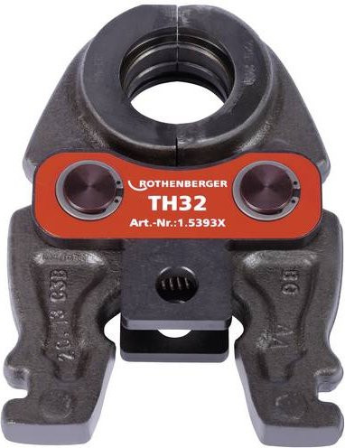 Rothenberger Pressbacke Compact TH32 aus gehärtetem Stahl in Rot - Bild 1