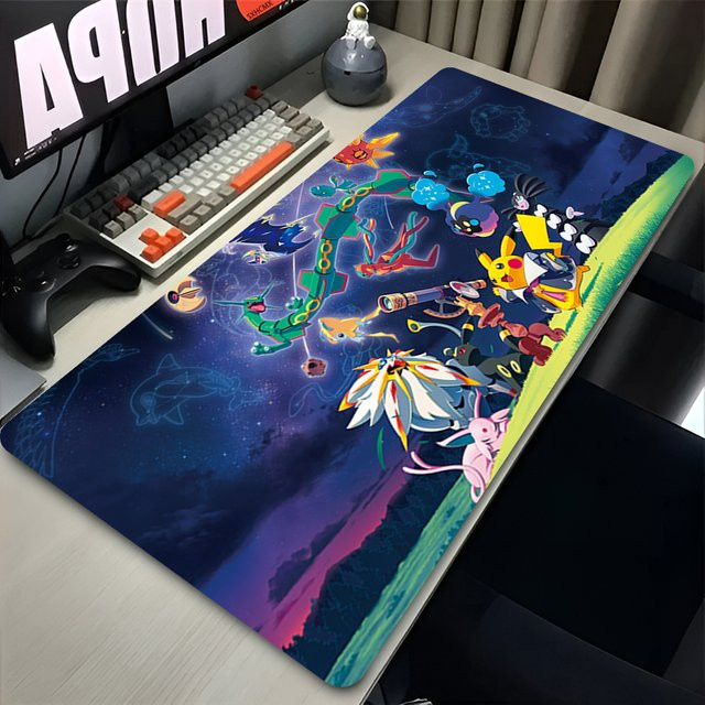 Bandai Pokémon Mauspad Pikachu Multicolour PC-Gaming-Mausunterlage mit Verriegelungskante - Bild 1
