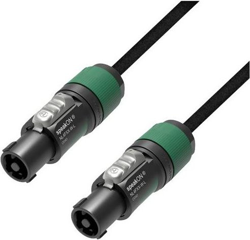 Adam Hall 5 STAR S225 SS 2000 Lautsprecher Verbindungskabel mit 2x NL4FX-Stecker (4-polig), 20 m, Schwarz - Bild 1