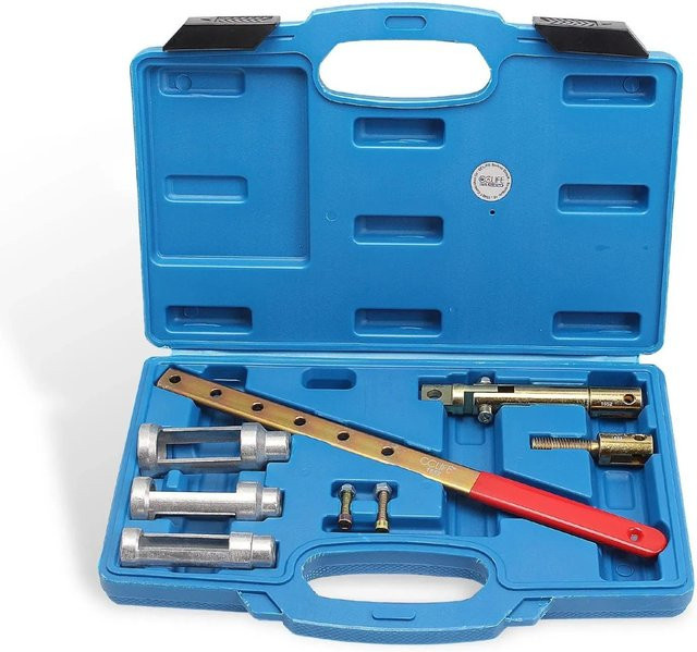 CCLIFE 8-teiliger Universal Ventilfederspanner Satz zum Wechseln von Ventilfedern in 20 mm, 26 mm und 34 mm, Mehrfarbig - Bild 1