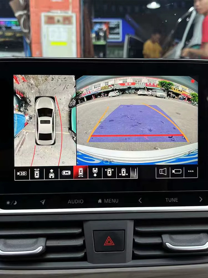 VseeKan Auto 360° Panoramakamera in Grau mit Nachtsicht, Weitwinkel und 180 Grad Rückfahrbild, wasserdicht für die Navigation - Bild 4