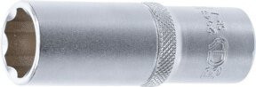 BGS Steckschlüssel-Einsatz Super Lock tief Antrieb Innenvierkant 12,5 mm 1/2 Zoll SW 18 mm aus Edelstahl in Silber - Bild 1